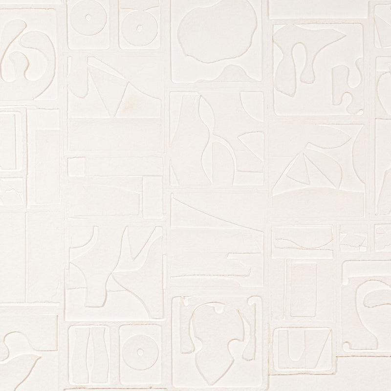 LOUISE NEVELSON "DAWNSCAPE" CAST PAPER RELIEF, 1975