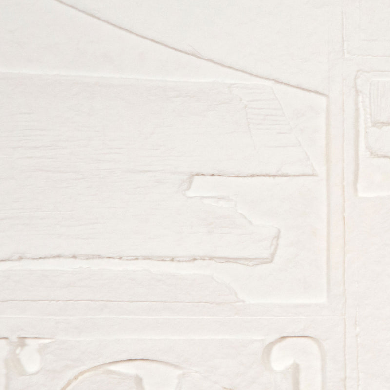 LOUISE NEVELSON "DAWNSCAPE" CAST PAPER RELIEF, 1975