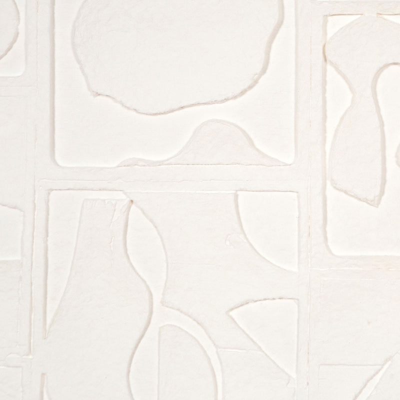 LOUISE NEVELSON "DAWNSCAPE" CAST PAPER RELIEF, 1975