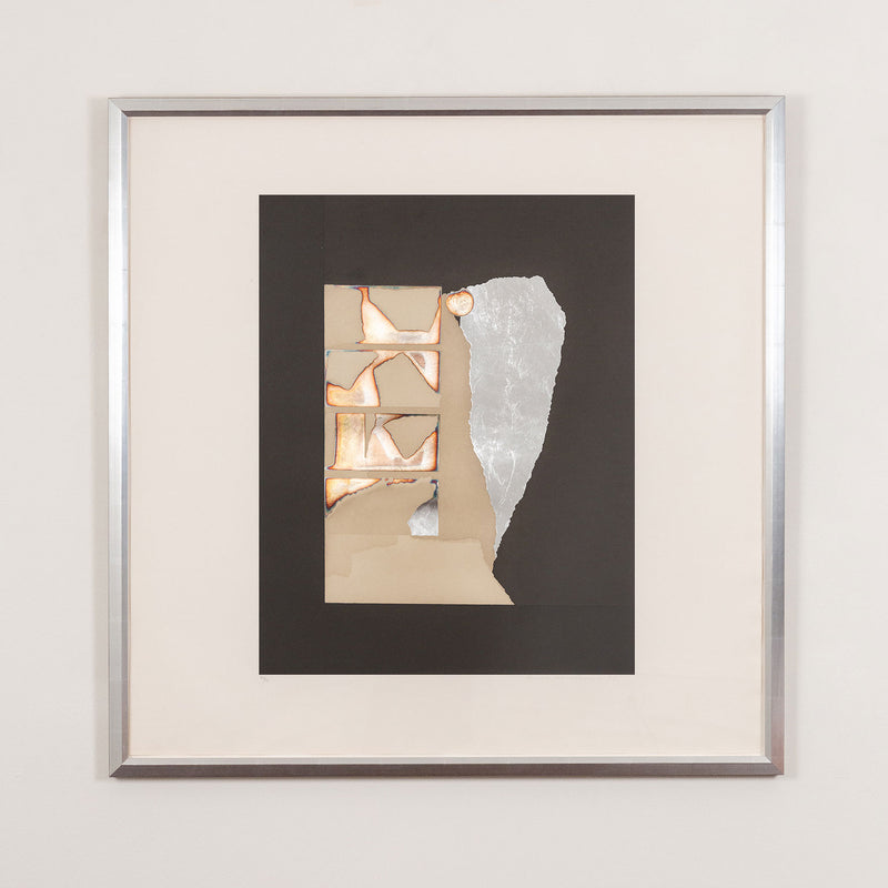 Louise Nevelson, American Art, “Graphic Presence"  1973  Etching and aquatint on copper plate  Signed, dated, and numbered by artist  From an edition of 90  37.5"H 37"W (work)  39.75"H 39.5"W (framed)   Very good condition.