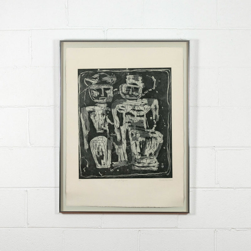 Louise Nevelson prints Aquatint etching Caviar20 Jungle Figures