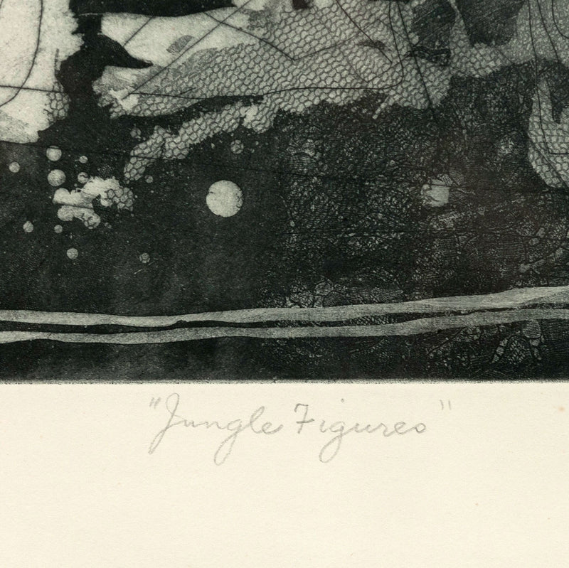 Louise Nevelson prints Aquatint etching Caviar20 Jungle Figures