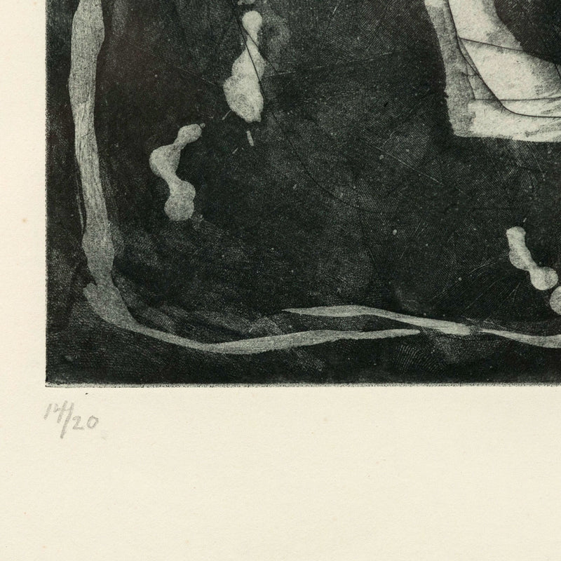 LOUISE NEVELSON "JUNGLE FIGURES" ETCHING, 1953-1955