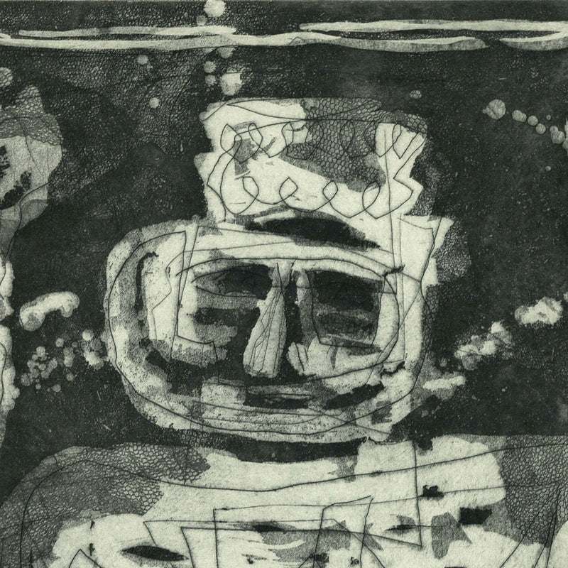 LOUISE NEVELSON "JUNGLE FIGURES" ETCHING, 1953-1955