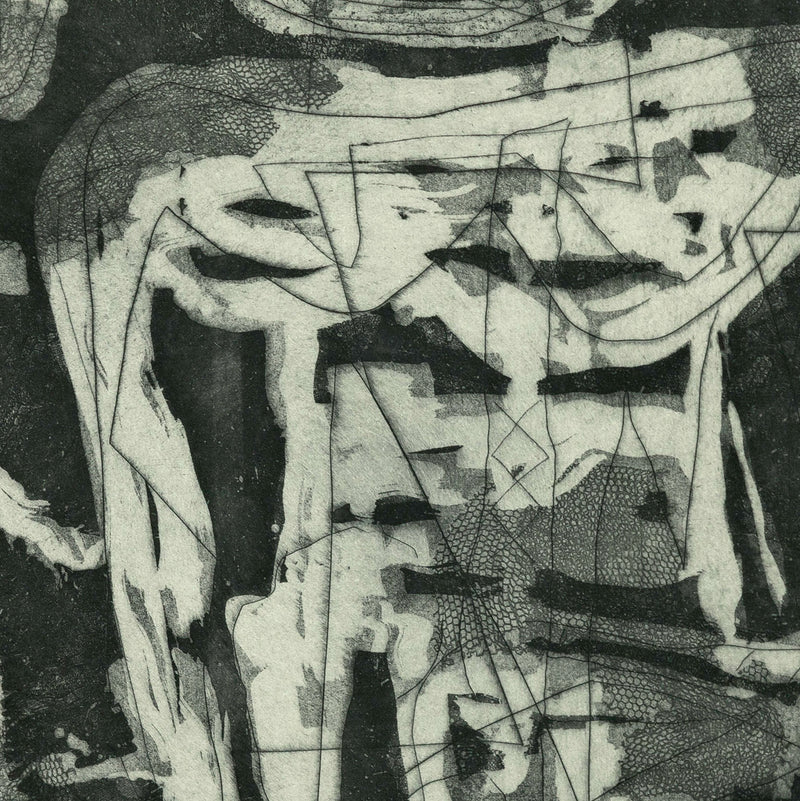 LOUISE NEVELSON "JUNGLE FIGURES" ETCHING, 1953-1955