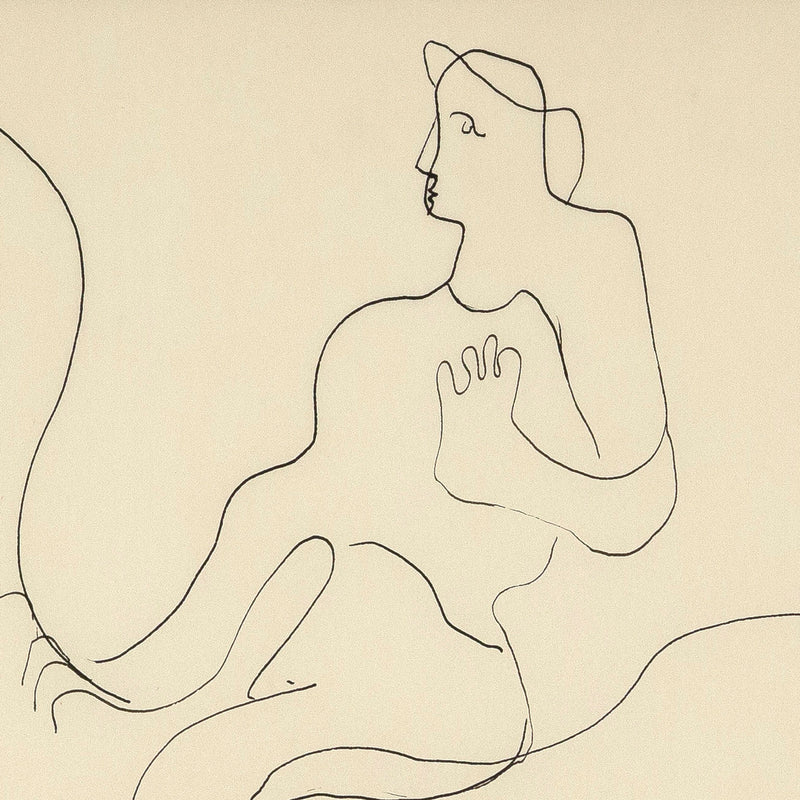 Louise Nevelson, Figure on a Horse, Drawing, 1930, Caviar20