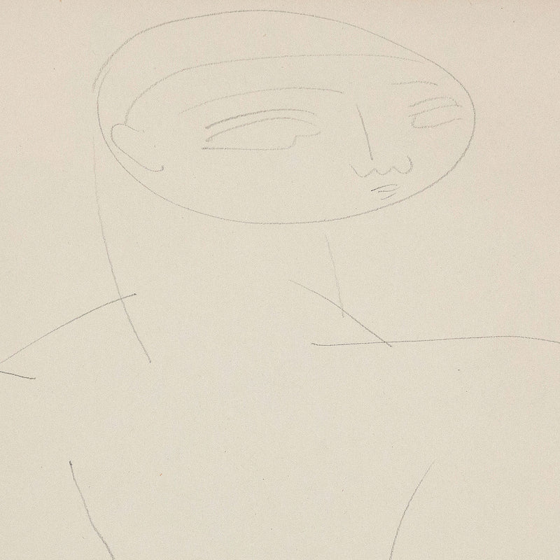 Buy original Louise Nevelson art, Male Nude, Drawing, 1932, Caviar20 Art Gallery Toronto
