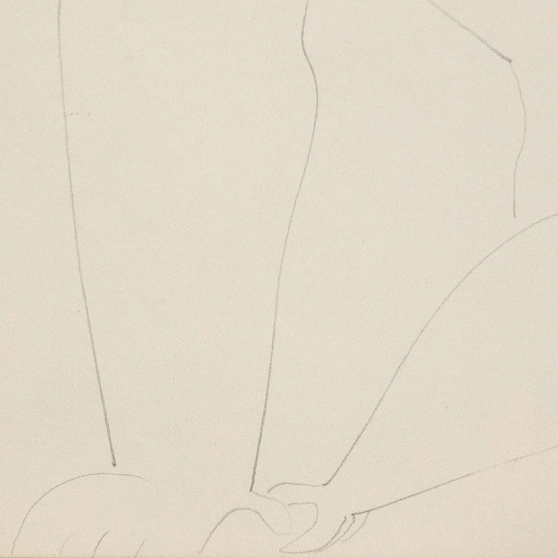 Buy original Louise Nevelson art, Male Nude, Drawing, 1932, Caviar20 Art Gallery Toronto