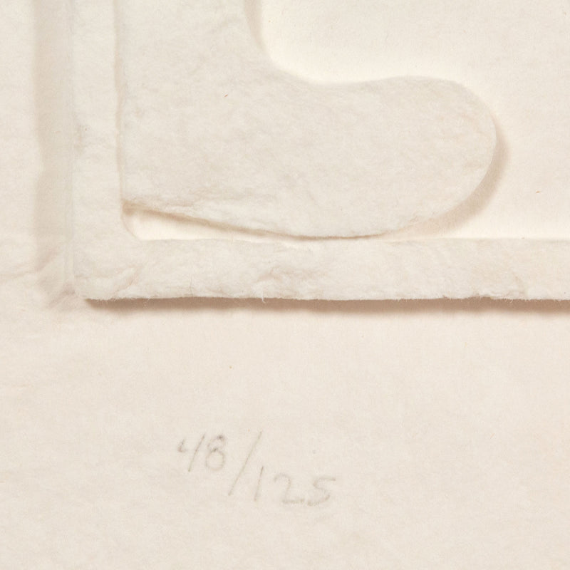 Louise Nevelson, White Morning Haze, Cast Paper Relief, 1978, Caviar20