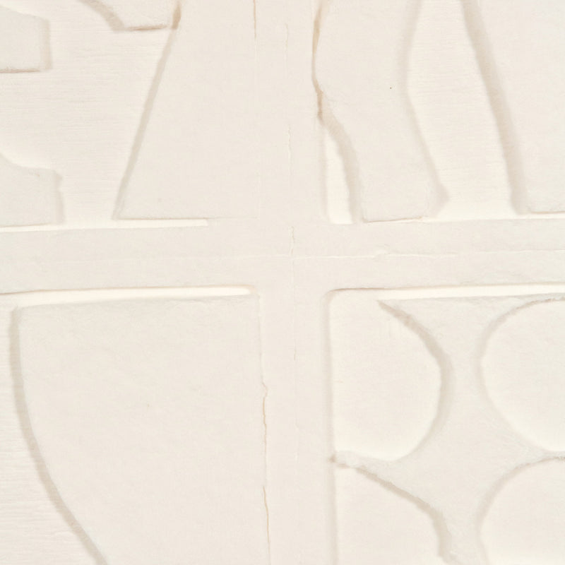 Louise Nevelson, White Morning Haze, Cast Paper Relief, 1978, Caviar20