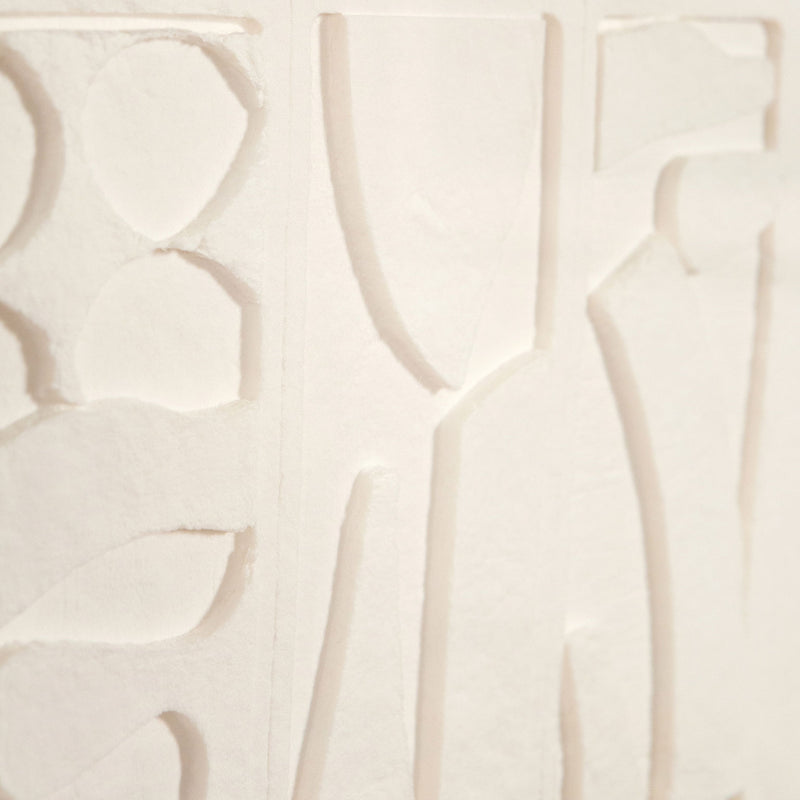Louise Nevelson, White Morning Haze, Cast Paper Relief, 1978, Caviar20
