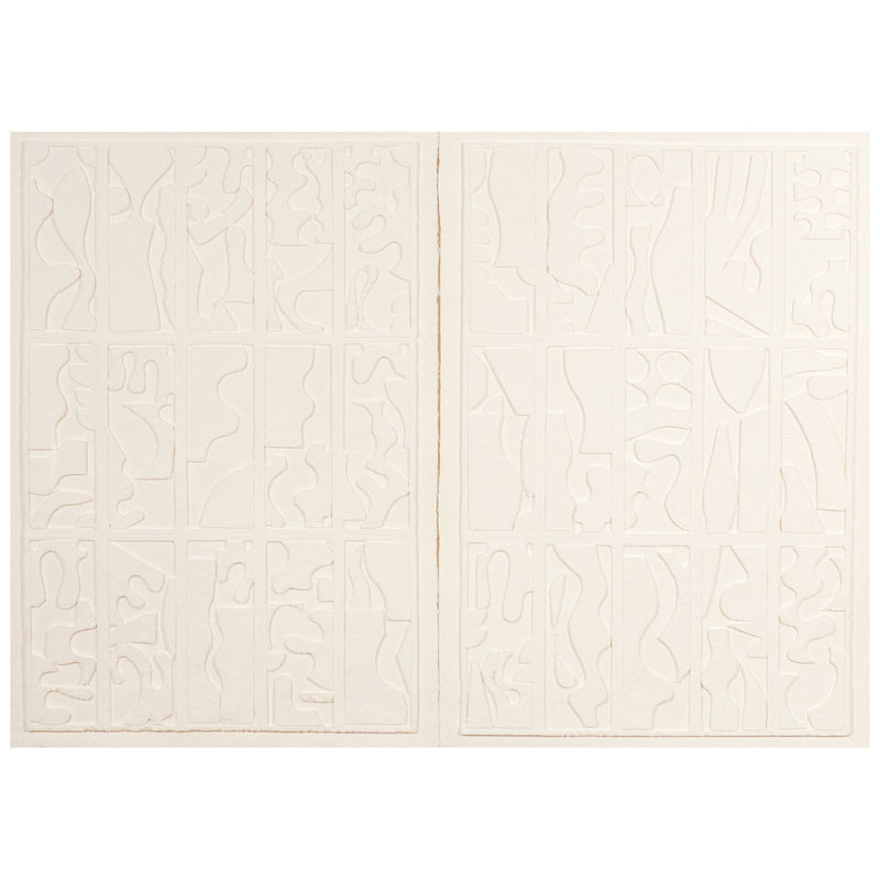 Louise Nevelson, White Morning Haze, Cast Paper Relief, 1978, Caviar20