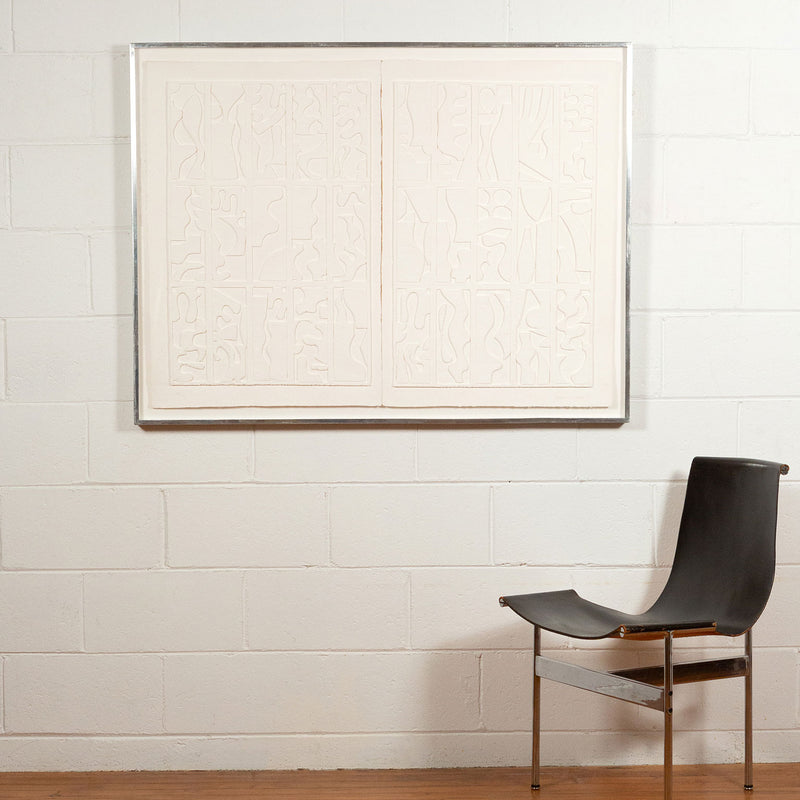 Louise Nevelson, White Morning Haze, Cast Paper Relief, 1978, Caviar20