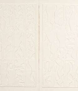 Louise Nevelson, White Morning Haze, Cast Paper Relief, 1978, Caviar20