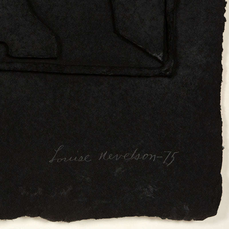 Louise Nevelson, Nightscape, Cast Paper Relief, 1975, Caviar20
