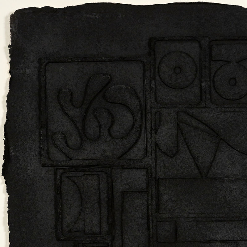 Louise Nevelson, Nightscape, Cast Paper Relief, 1975, Caviar20