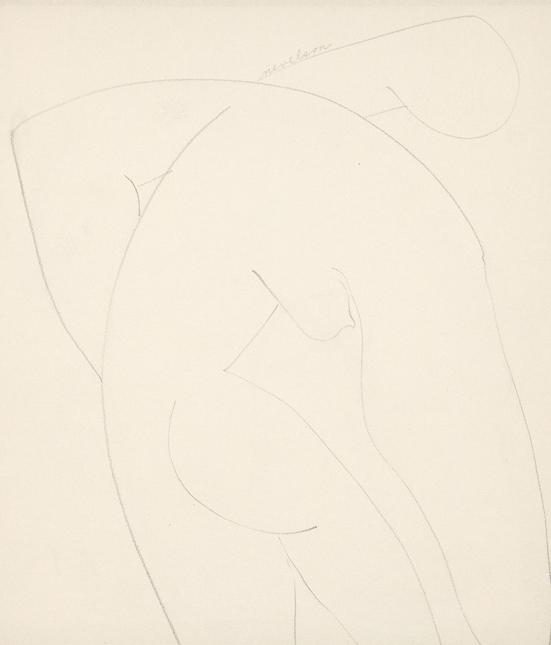 Louise Nevelson Caviar20 drawing Nude