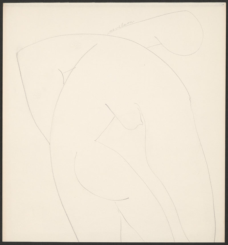 Louise Nevelson Caviar20 drawing Nude