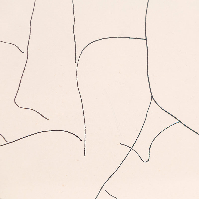 Louise Nevelson, Reclining Nude, drawing, 1930, Caviar20