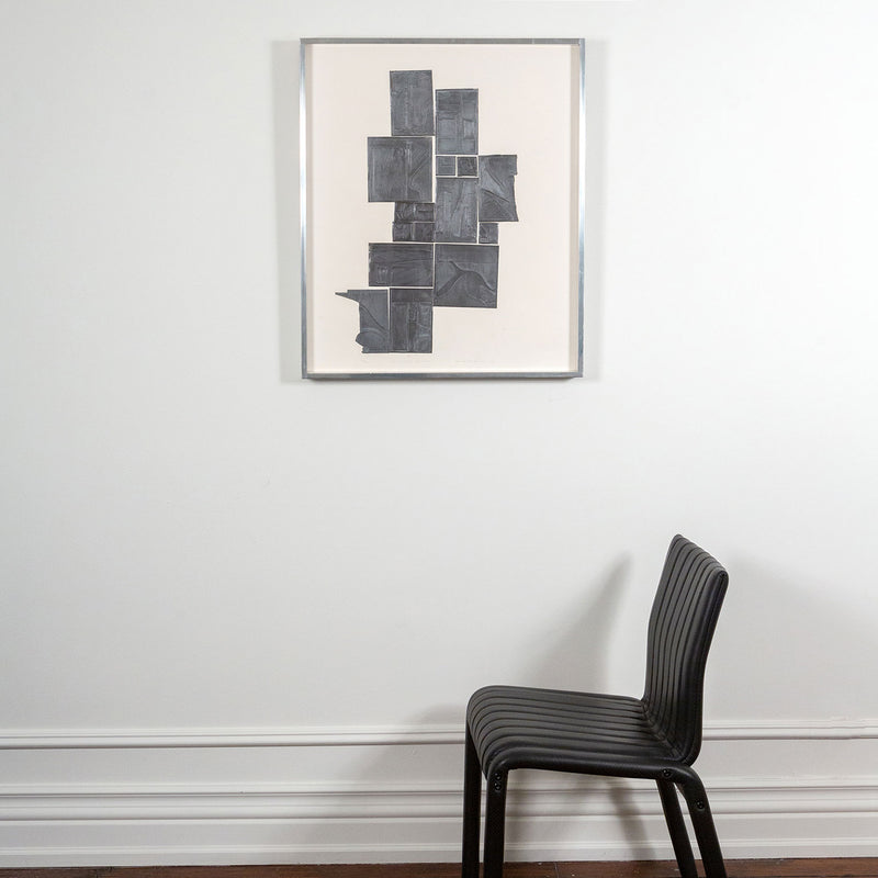 Louise Nevelson, The Night Sound, Embossed lead on CM Fabriano paper, 1971, Caviar20, American Sculptor