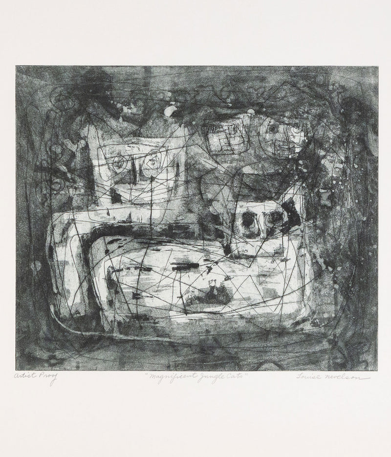 Louise Nevelson, Animal Kingdom, Etching and drypoint, 1953, Caviar20