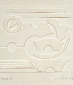 Louise Nevelson, White, Cast Paper Relief, 1985, Caviar20