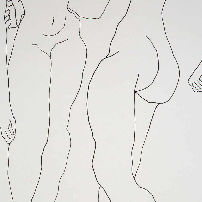Louise Nevelson, Two Nudes, Drawing, 1930, USA, American Art, Fine Art Print, Art Collector