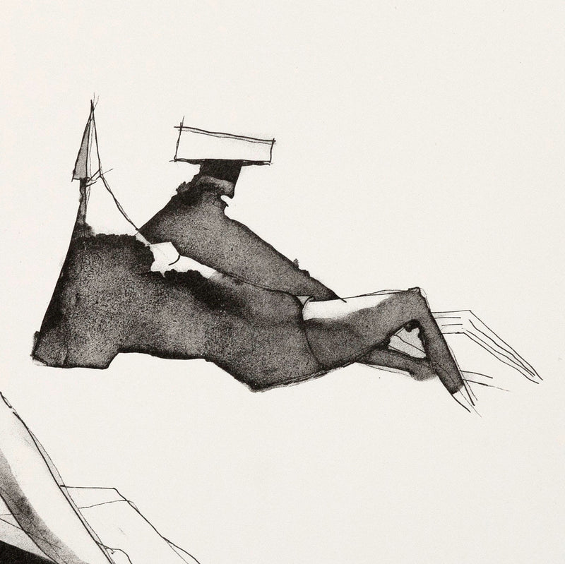 LYNN CHADWICK "RECLINING FIGURES" LITHO, 1971