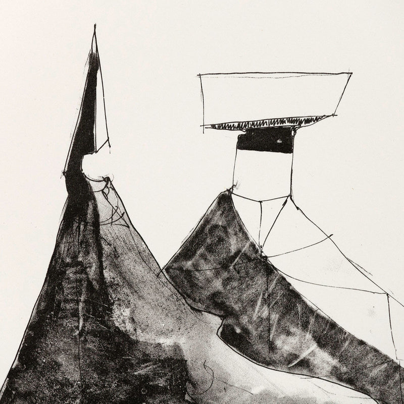 LYNN CHADWICK "RECLINING FIGURES" LITHO, 1971