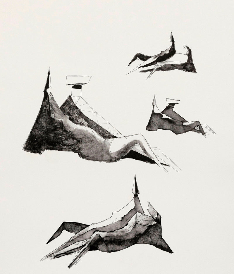 Lynn Chadwick prints Reclining Figures 1971 Caviar20