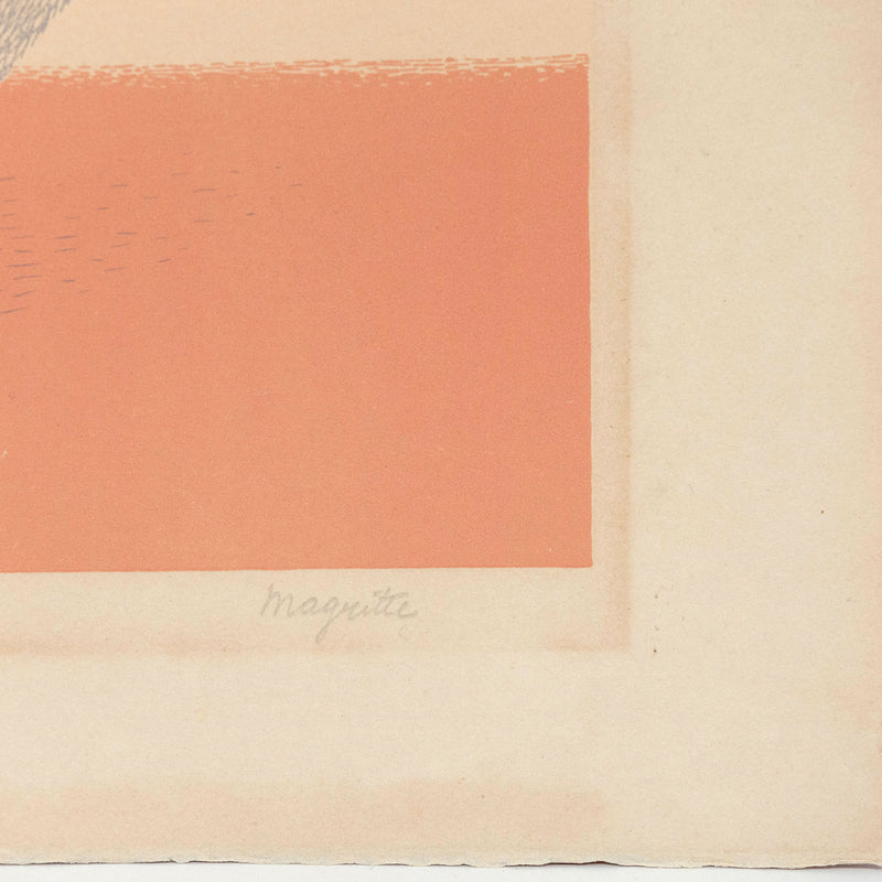 RENE MAGRITTE "LES BIJOUX INDISCRETS" LITHOGRAPH, 1963