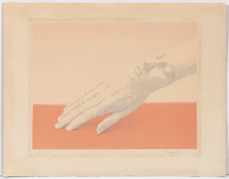 Magritte signed prints Caviar20 Les Bijoux Indiscrets 1963