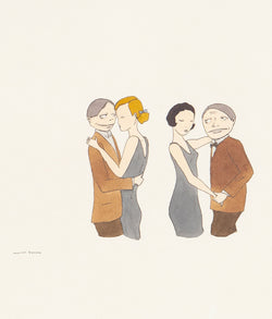 Marcel Dzama, Dance Date, Watercolor, 2001, Caviar20