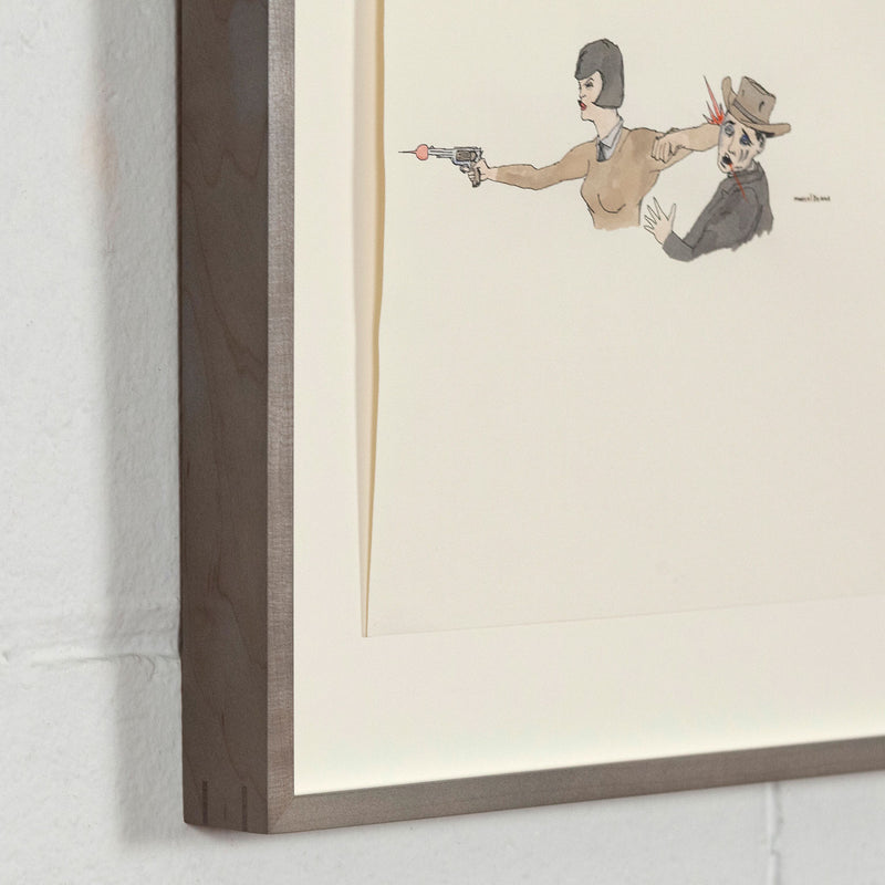 Marcel Dzama heroine Caviar20 1998 work on paper
