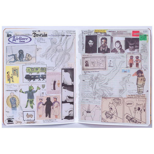 MARCEL DZAMA “MASKED PERFORMER” NOTEBOOK, 2007