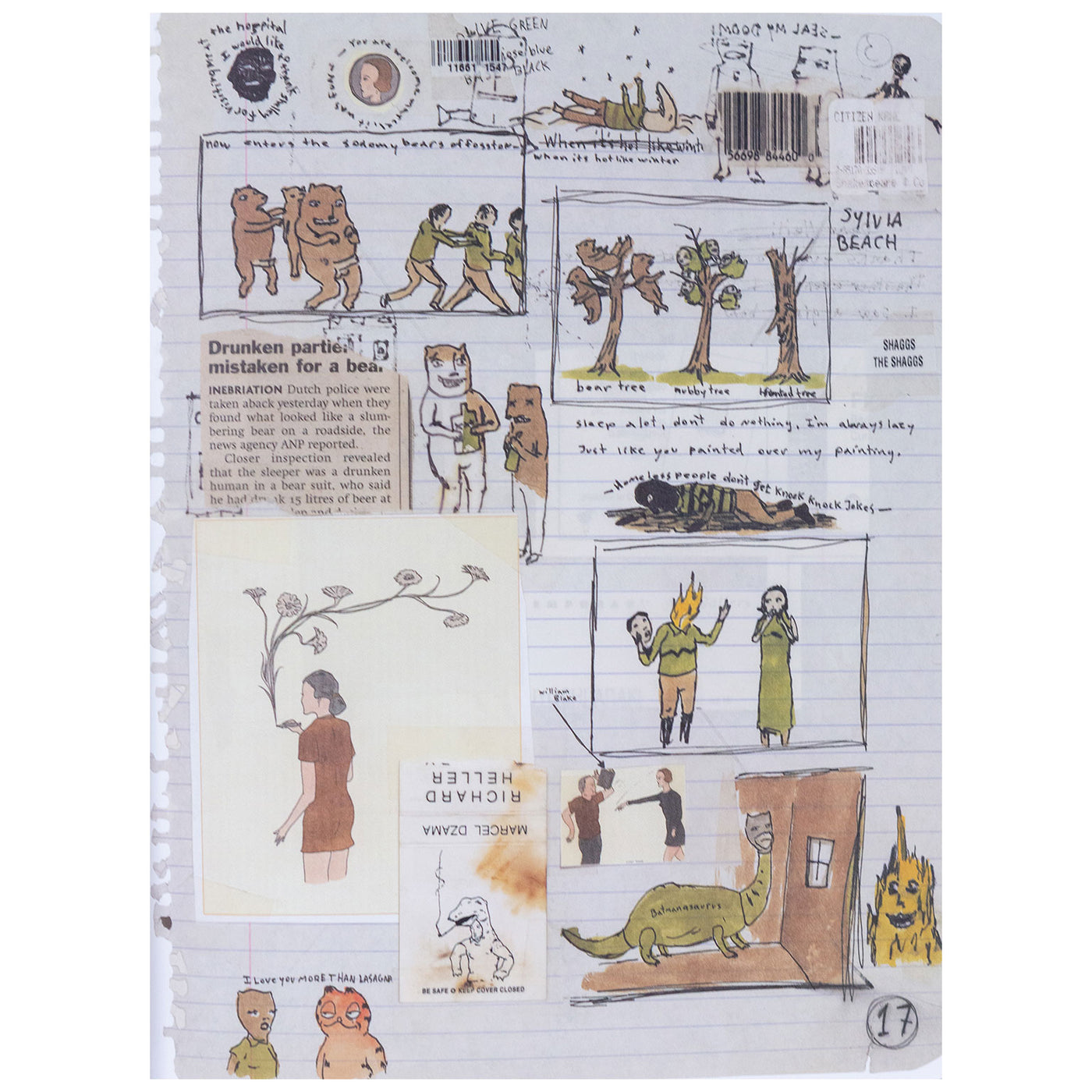 Marcel Dzama The Course of ,,, アートブック　希少 MARCEL DZAMA “MASKED PERFORMER” NOTEBOOK, 2007 – Caviar20