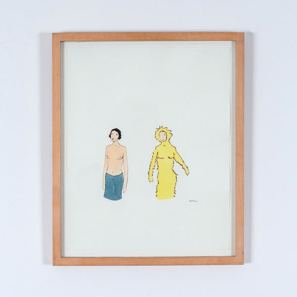 Marcel Dzama, New Look, Ink and Watercolour, 2000, Caviar20