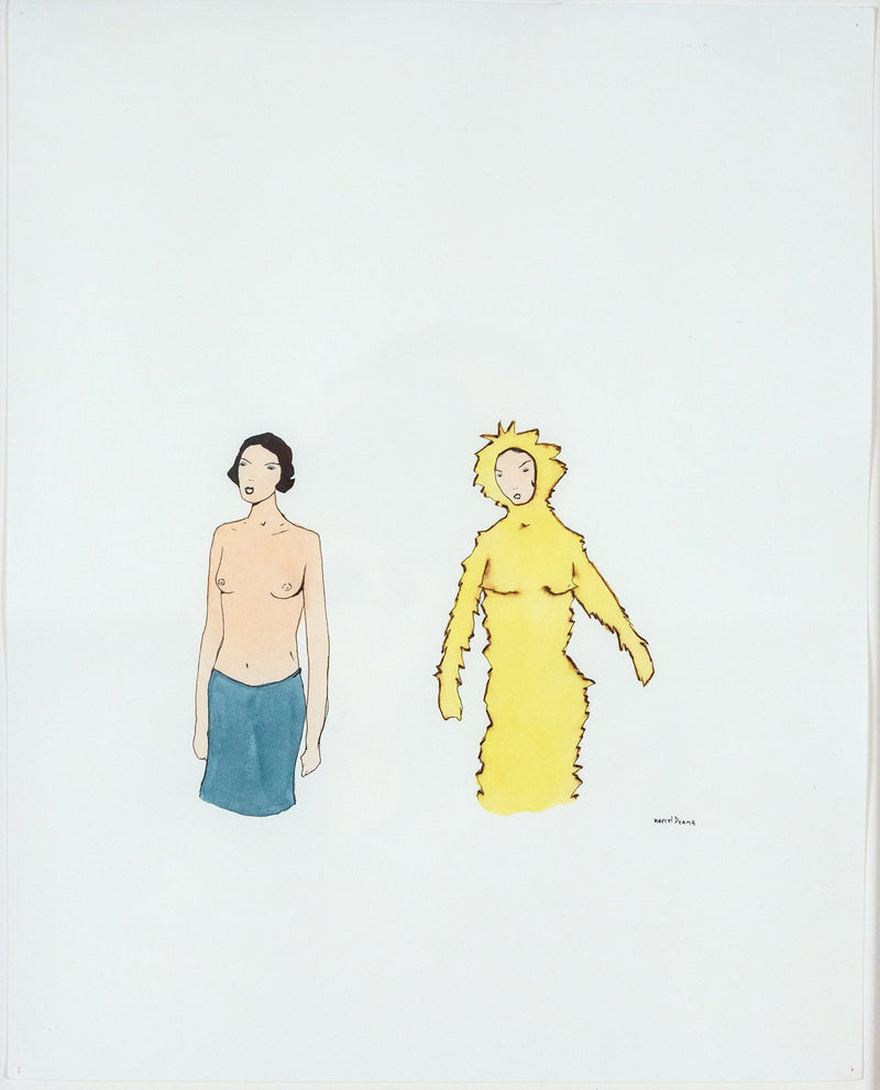Marcel Dzama, New Look, Ink and Watercolour, 2000, Caviar20