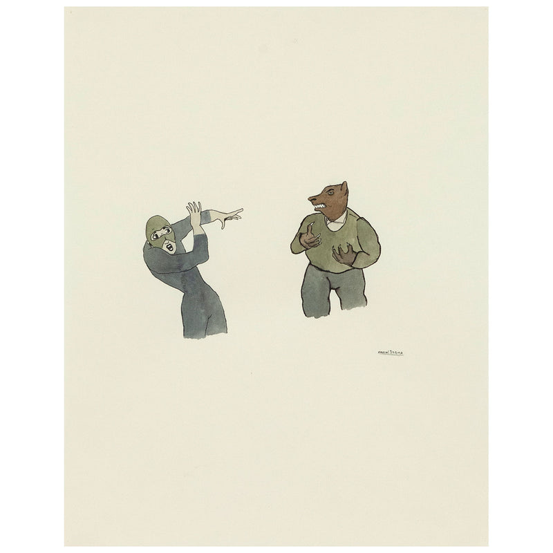 Marcel Dzama watercolor Caviar20