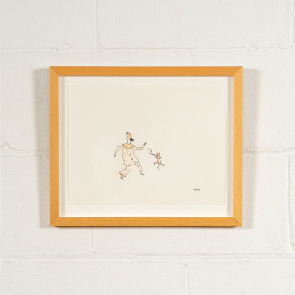 Marcel Dzama, Harlequin, Drawing, 1996, Caviar20