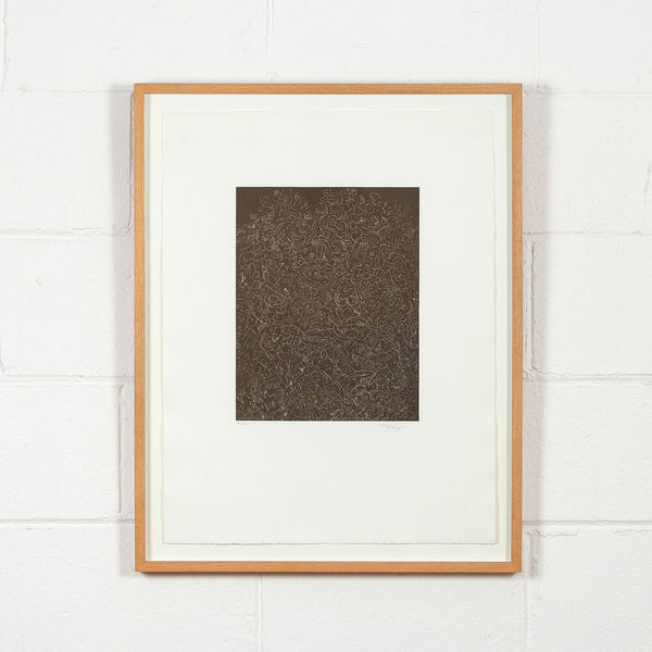 MARK TOBEY "PSALTERY FIRST FORM" ETCHING 1974