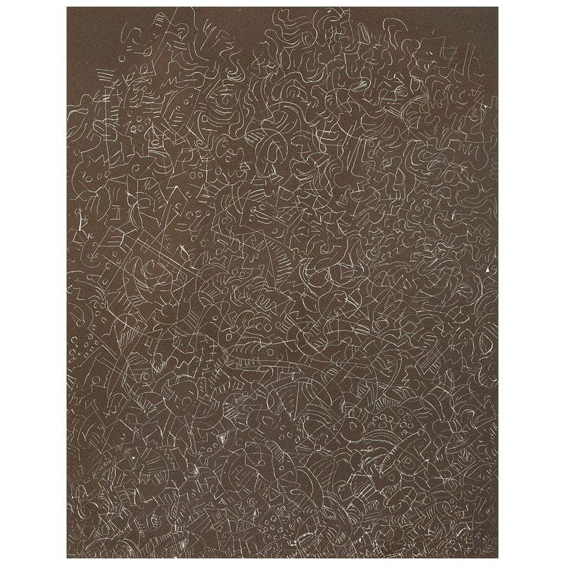 MARK TOBEY "PSALTERY FIRST FORM" ETCHING 1974