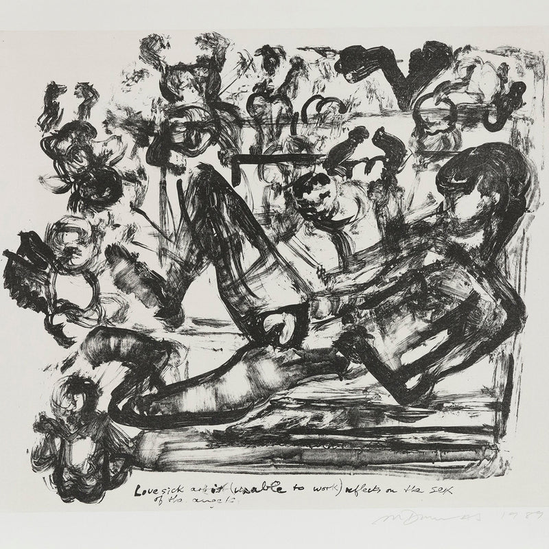 Marlene Dumas Lovesick artist reflects on the sex of the angels 1989