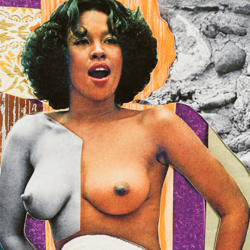 Original Mickalene Thomas Artwork "Untitled" (Black is Beautiful)   USA, 2017  Inkjet print  Signed and numbered by the artist  From an edition of 100  14"H 11"W (work)  17"H 14"W (framed)   Framed with museum glass  Excellent condition  Published by Nazraeli Press, Netherlands  Note: a copy of Mickalene Thomas' 2018 book, "Black is Beautiful" is included with the print.  Caviar20 Art Gallery