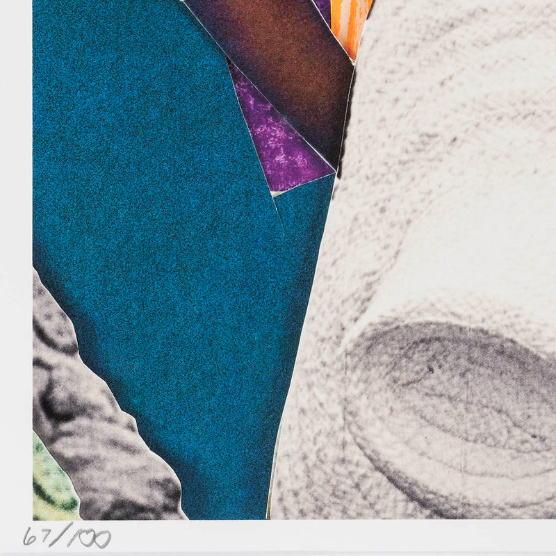 Original Mickalene Thomas Artwork "Untitled" (Black is Beautiful)   USA, 2017  Inkjet print  Signed and numbered by the artist  From an edition of 100  14"H 11"W (work)  17"H 14"W (framed)   Framed with museum glass  Excellent condition  Published by Nazraeli Press, Netherlands  Note: a copy of Mickalene Thomas' 2018 book, "Black is Beautiful" is included with the print.  Caviar20 Art Gallery