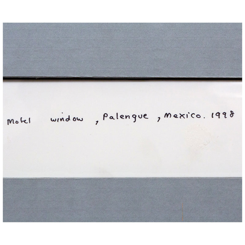 Nan Goldin, Motel Window, Palenque Mexico, Dye destruction print, 1982, Caviar20