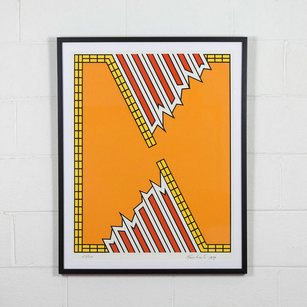 Nicholas Krushenick Deep Down Orange 1979 Caviar20