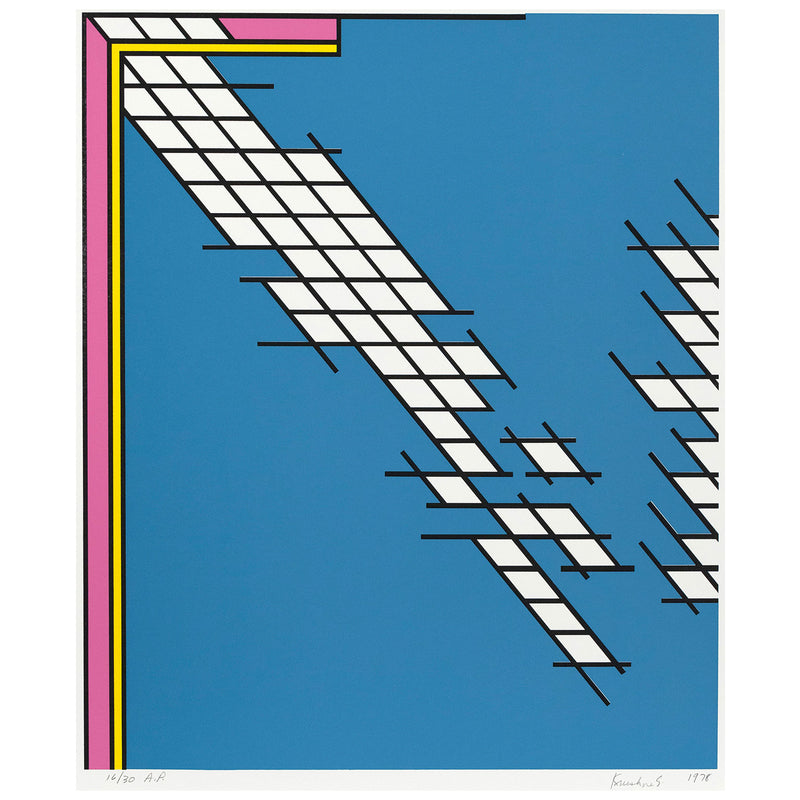 Nicholas Krushenick, Tail Gate, serigraph, 1978, prints, Caviar20