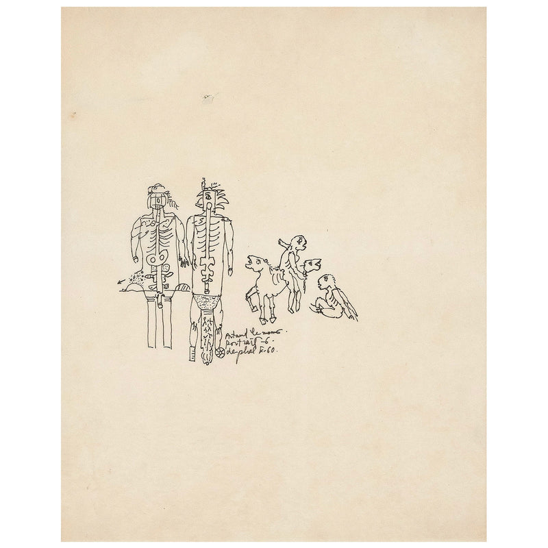 Niki de Saint Phalle two drawings 1967