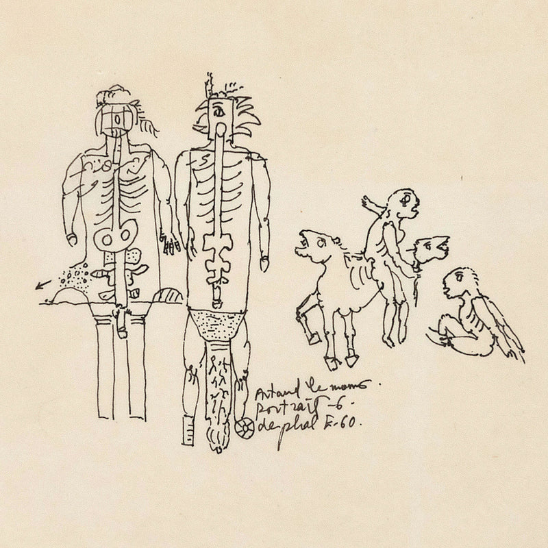 Niki de Saint Phalle two drawings 1967